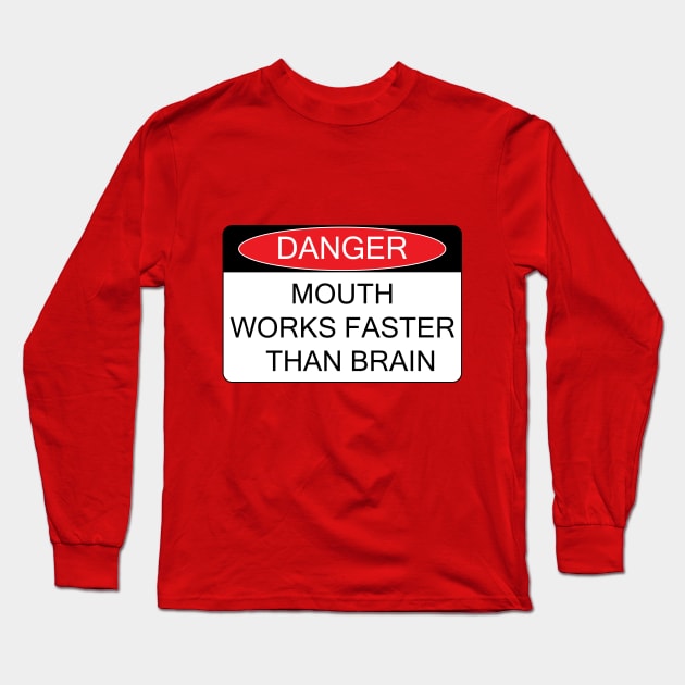 Danger Mouth works faster Long Sleeve T-Shirt by TeamMatschke